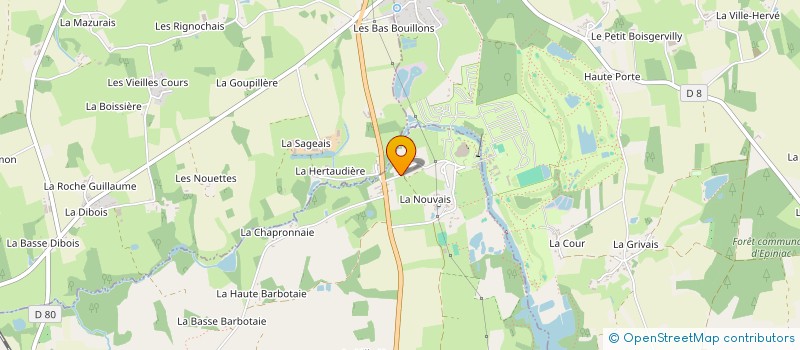 localisation de l'entreprise MONSIEUR CHARLES PETITPAS à BONNEMAIN