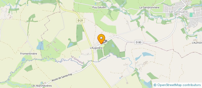 localisation de l'entreprise MONSIEUR CHARLES-PHILIPPE BLONDEAU  LE GIROUARD