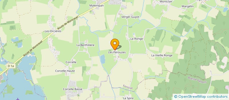 localisation de l'entreprise MONSIEUR CHARLES PICHOT  FOISSIAT