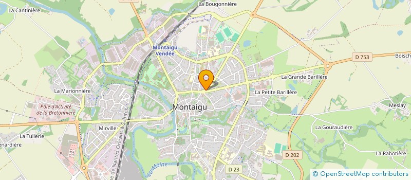 localisation de l'entreprise MONSIEUR CHARLES PICOT à MONTAIGU-VENDEE