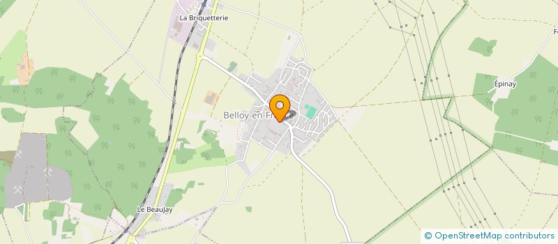 localisation de l'entreprise MONSIEUR CHARLES PIEMONTOIS  LUZARCHES