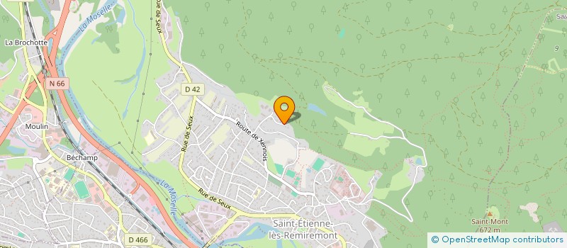 localisation de l'entreprise MONSIEUR CHARLES PIERRAT  SAINT-ETIENNE-LES-REMIREMONT