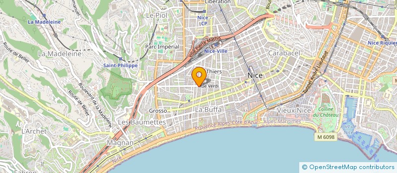 localisation de l'entreprise MONSIEUR CHARLES-PIERRE BRUN  NICE