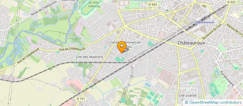 localisation de l'entreprise MONSIEUR CHARLES PION à CHATEAUROUX