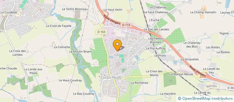 localisation de l'entreprise MONSIEUR CHARLES PIQUET  CORPS-NUDS