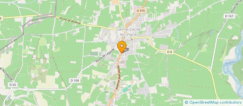 localisation de l'entreprise MONSIEUR CHARLES PLANTEVIN  SAINTE-CECILE-LES-VIGNES