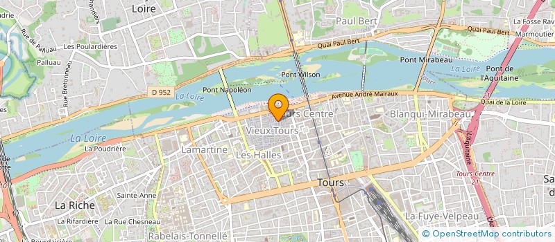 localisation de l'entreprise MONSIEUR CHARLES POIRIER  TOURS