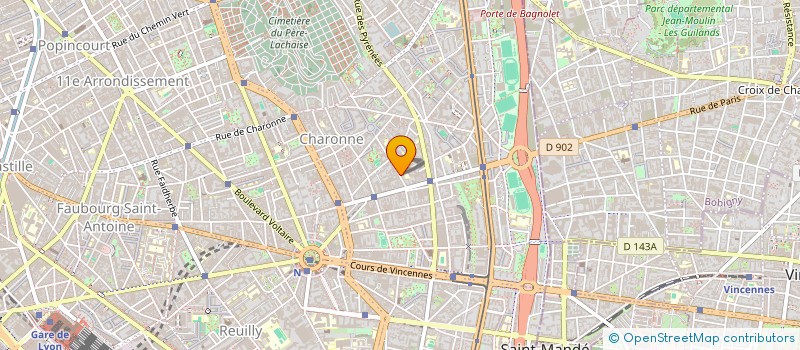 localisation de l'entreprise MONSIEUR CHARLES POITEVIN  PARIS