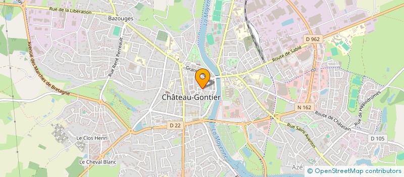 localisation de l'entreprise MONSIEUR CHARLES POMMERAI  CHATEAU-GONTIER-SUR-MAYENNE