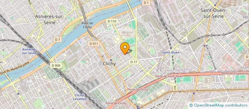 localisation de l'entreprise MONSIEUR CHARLES POMMIER à CLICHY