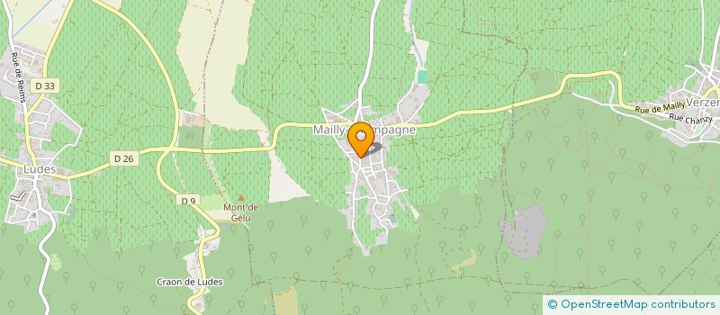 localisation de l'entreprise MONSIEUR CHARLES PONCELET  MAILLY-CHAMPAGNE