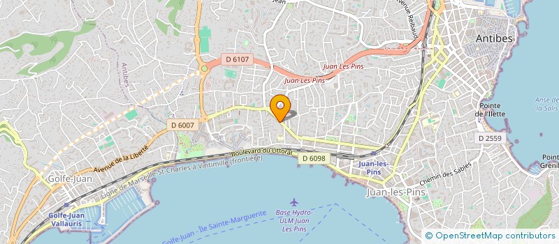 localisation de l'entreprise MONSIEUR CHARLES PONSOT à ANTIBES