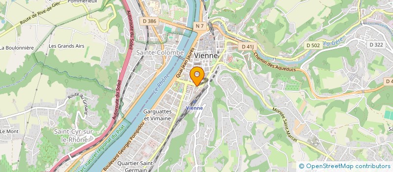 localisation de l'entreprise MONSIEUR CHARLES POULET à VIENNE