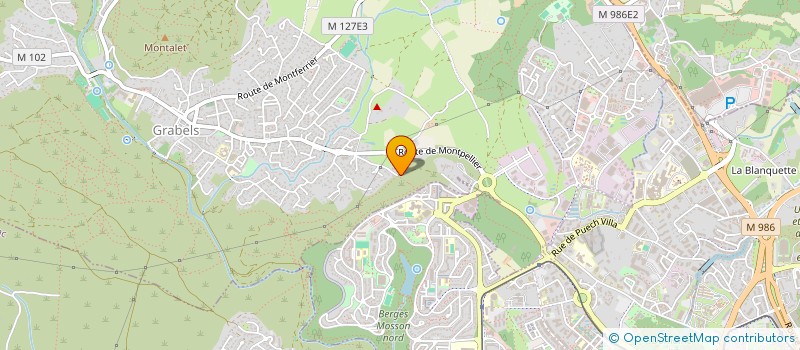 localisation de l'entreprise MONSIEUR CHARLES POULIER  GRABELS