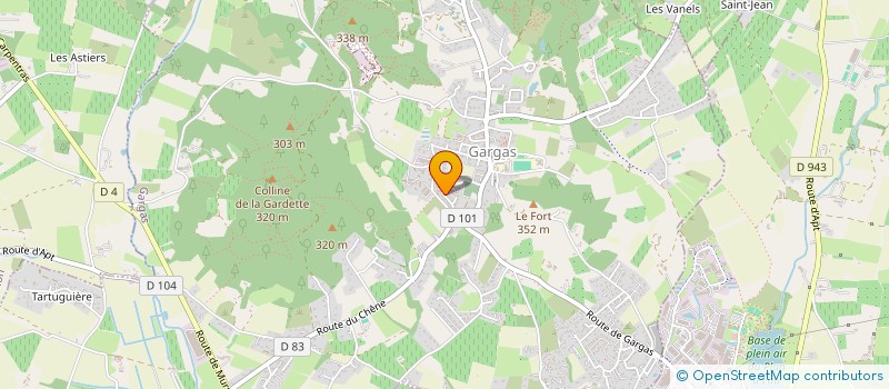 localisation de l'entreprise MONSIEUR CHARLES POURE  GARGAS