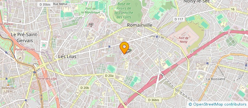 localisation de l'entreprise MONSIEUR CHARLES PRADHAN à ROMAINVILLE