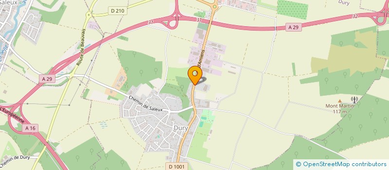 localisation de l'entreprise MONSIEUR CHARLES PREVOT  DURY