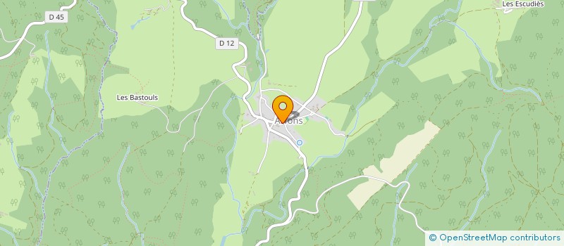 localisation de l'entreprise MONSIEUR CHARLES PUECH  ARFONS