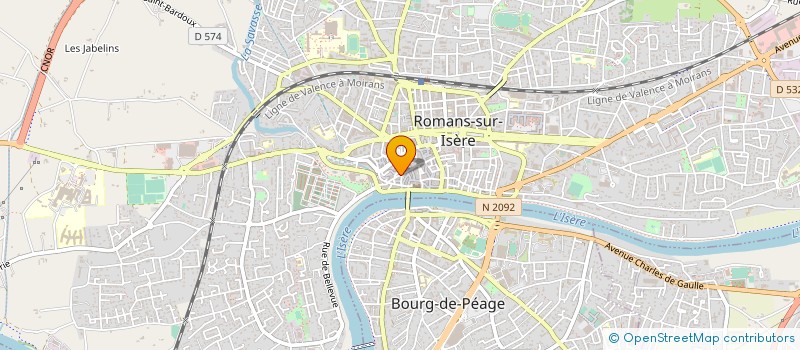 localisation de l'entreprise MONSIEUR CHARLES RABERIN à ROMANS-SUR-ISERE