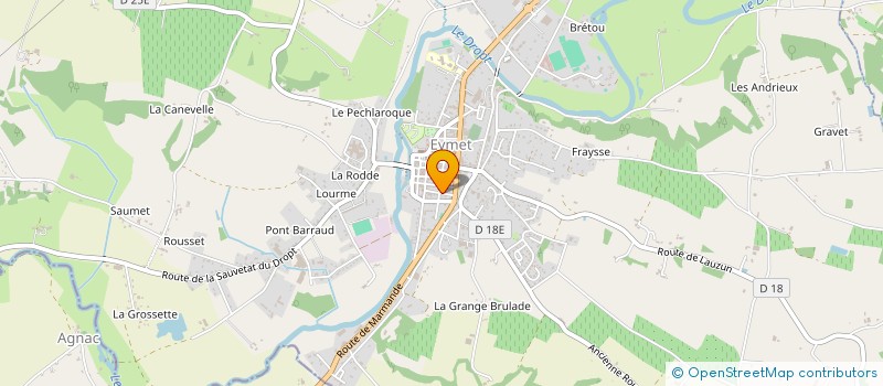 localisation de l'entreprise MONSIEUR CHARLES RAMSDEN  EYMET