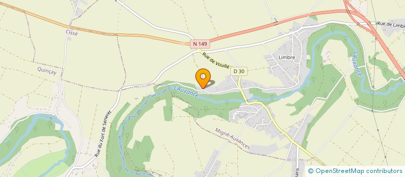 localisation de l'entreprise MONSIEUR CHARLES RANC  MIGNE-AUXANCES