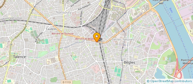 localisation de l'entreprise MONSIEUR CHARLES REBOULET à BEGLES