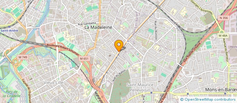 localisation de l'entreprise MONSIEUR CHARLES RECHER à LA MADELEINE