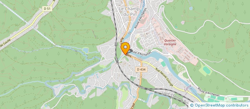 localisation de l'entreprise MONSIEUR CHARLES REGNER à EPINAL