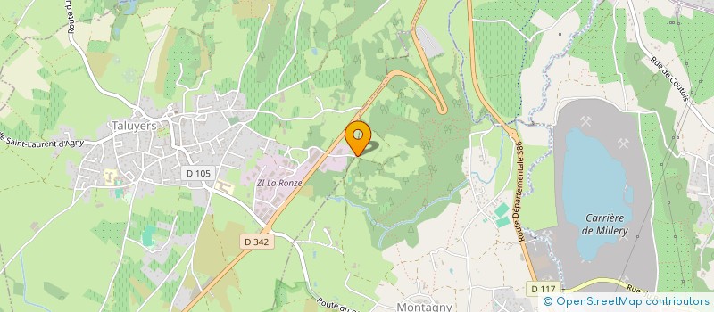 localisation de l'entreprise MONSIEUR CHARLES REINHARD  MONTAGNY