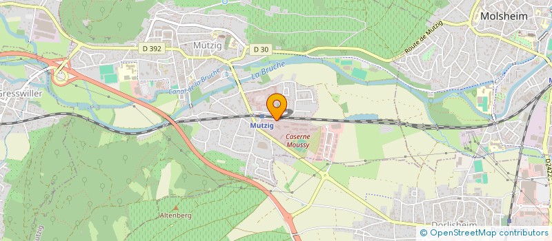 localisation de l'entreprise MONSIEUR CHARLES REINHARDT  MUTZIG