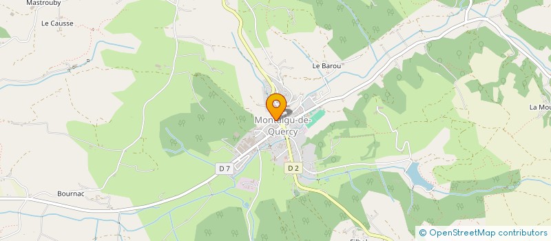 localisation de l'entreprise MONSIEUR CHARLES REMY  MONTAIGU-DE-QUERCY