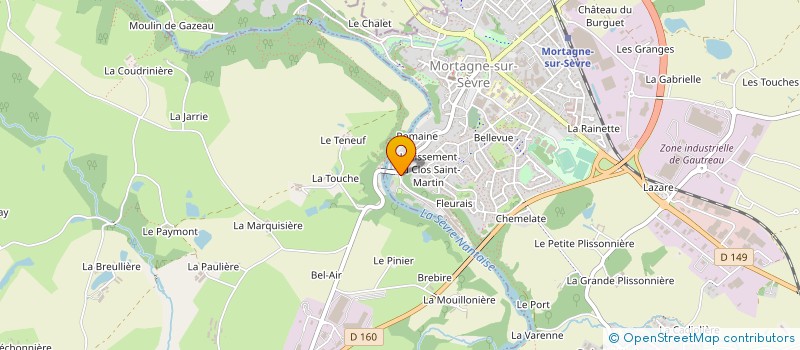 localisation de l'entreprise MONSIEUR CHARLES RENAUD  MORTAGNE-SUR-SEVRE