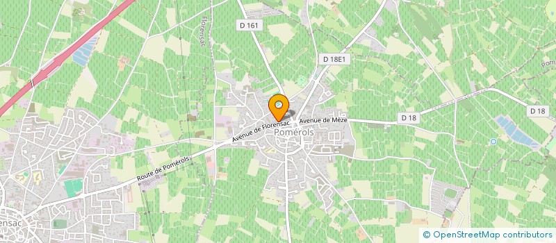 localisation de l'entreprise MONSIEUR CHARLES REY  POMEROLS