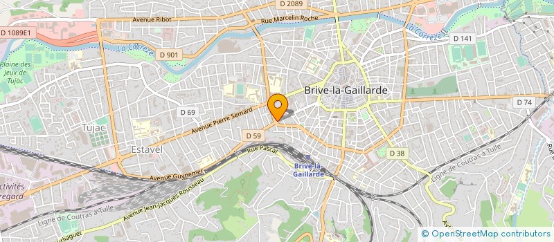 localisation de l'entreprise MONSIEUR CHARLES RHEIN à BRIVE-LA-GAILLARDE