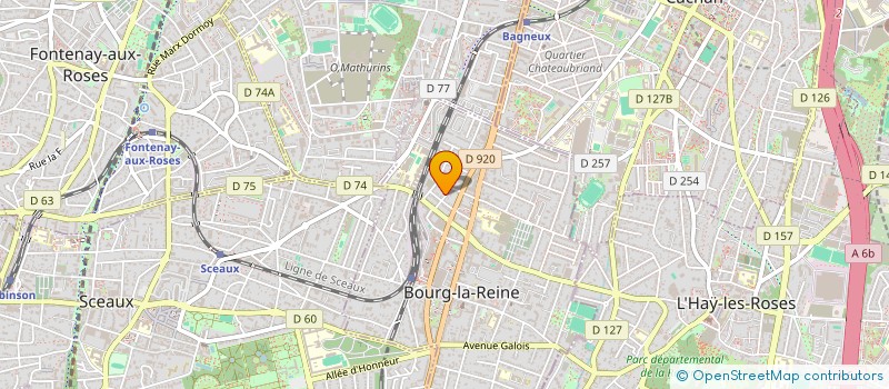 localisation de l'entreprise MONSIEUR CHARLES-RICARDO VIDEA à BOURG-LA-REINE