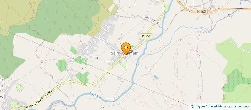 localisation de l'entreprise MONSIEUR CHARLES RICHARD  SAINT-GERMAIN