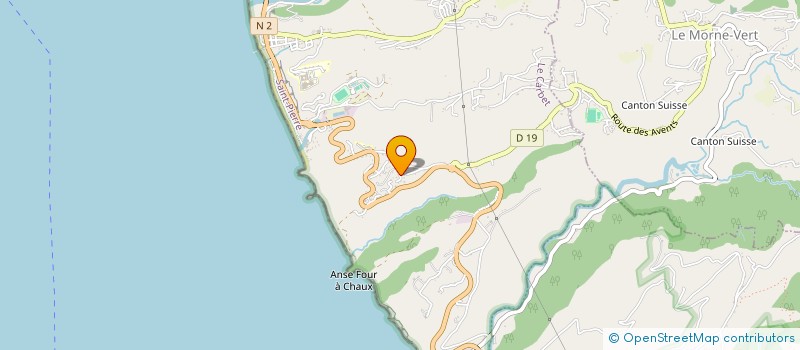 localisation de l'entreprise MONSIEUR CHARLES RICHARD  LE CARBET