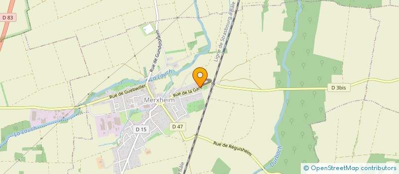 localisation de l'entreprise MONSIEUR CHARLES RIEGERT  MERXHEIM