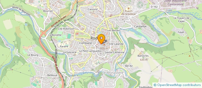 localisation de l'entreprise MONSIEUR CHARLES RIGAL  RODEZ