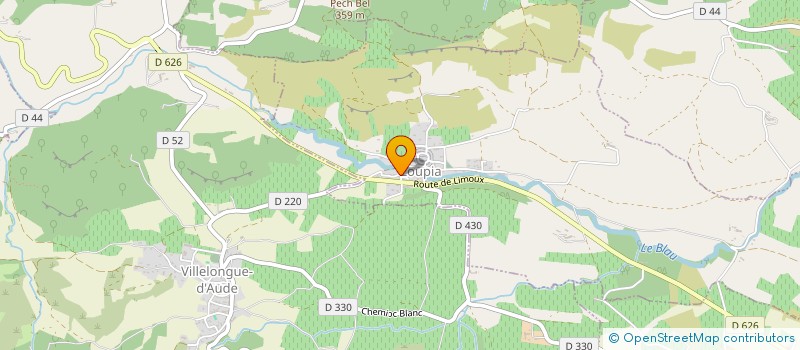 localisation de l'entreprise MONSIEUR CHARLES RIOU  LOUPIA