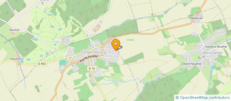 localisation de l'entreprise MONSIEUR CHARLES RITTER  NEUWILLER