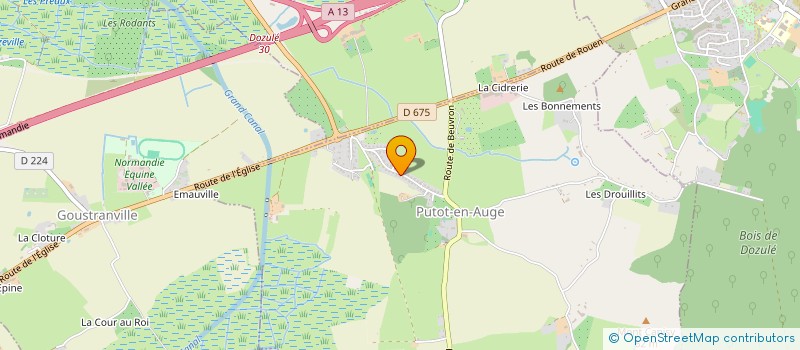 localisation de l'entreprise MONSIEUR CHARLES RIVET à PUTOT-EN-AUGE