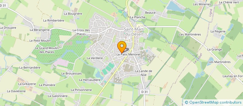 localisation de l'entreprise MONSIEUR CHARLES ROBERT  SAINT-MARS-DU-DESERT