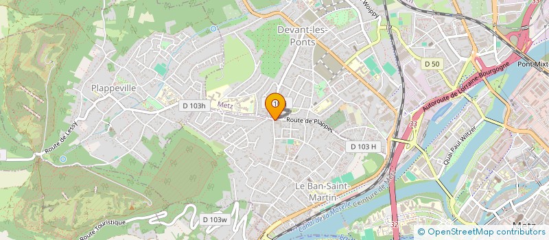 localisation de l'entreprise MONSIEUR CHARLES ROBERT  METZ