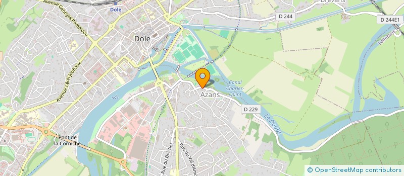 localisation de l'entreprise MONSIEUR CHARLES ROBIN à DOLE