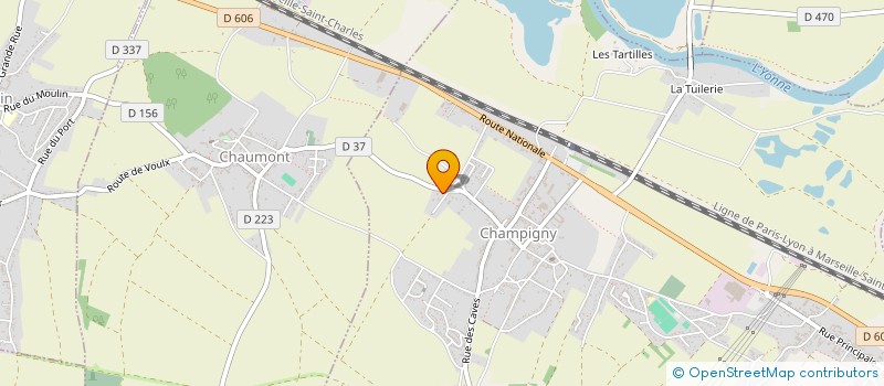 localisation de l'entreprise MONSIEUR CHARLES RODRIGUES  CHAMPIGNY