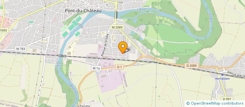 localisation de l'entreprise MONSIEUR CHARLES-ROHAN CHARREYRON  PONT-DU-CHATEAU