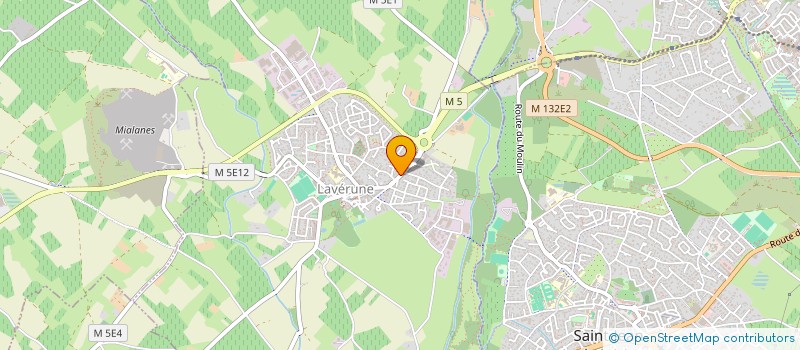 localisation de l'entreprise MONSIEUR CHARLES ROQUES  LAVERUNE