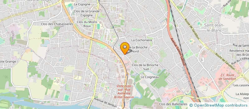 localisation de l'entreprise MONSIEUR CHARLES ROSSIGNOL à ORLEANS