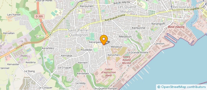 localisation de l'entreprise MONSIEUR CHARLES ROUSSEL à BREST